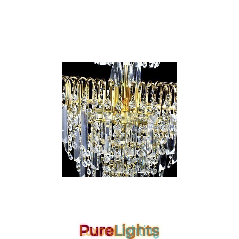 Designer Touch Decorative European Style Luxury 6 Lights Chandelier In Crown Shape