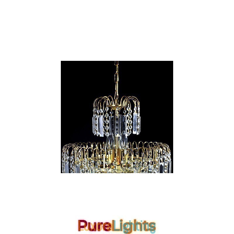 Designer Touch Decorative European Style Luxury 6 Lights Chandelier In Crown Shape