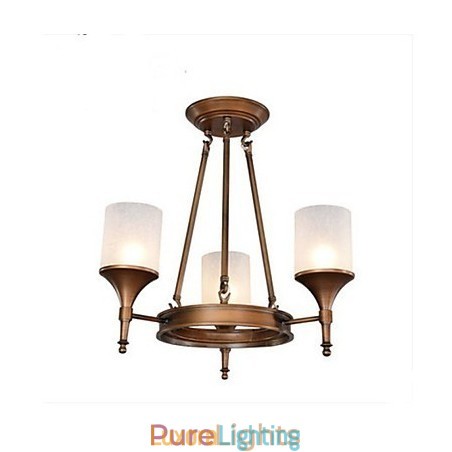 Designer Touch Decorative Retro Pastoral Wrought Iron Chandelier