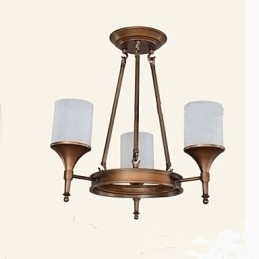Designer Touch Decorative Retro Pastoral Wrought Iron Chandelier