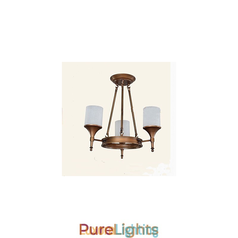 Designer Touch Decorative Retro Pastoral Wrought Iron Chandelier