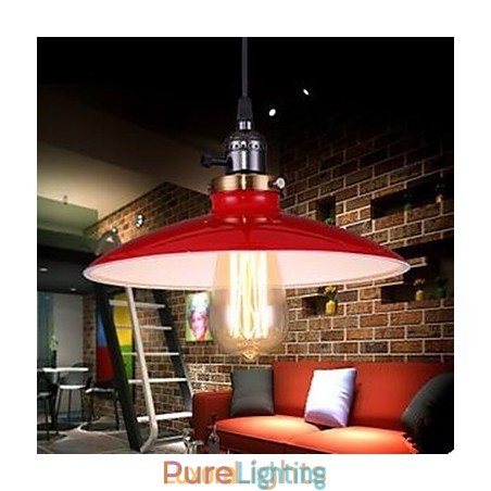Designer Touch Decorative American Industrial Attic LOFT Style Droplight