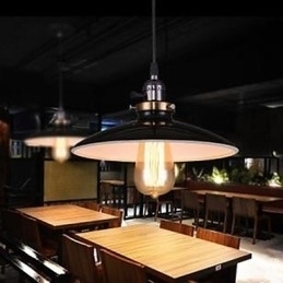 Designer Touch Decorative American Industrial Attic LOFT Style Droplight