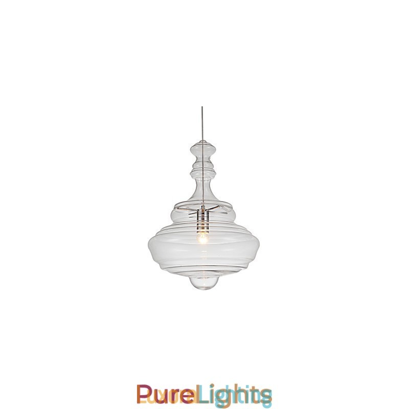 Designer Touch Decorative Artistic Pendant Lamp 1 Light Modern SimplicityColorless Clear Glass