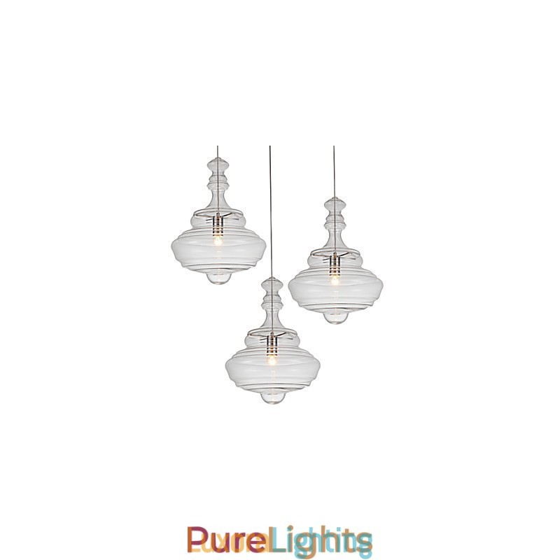 Designer Touch Decorative Artistic Pendant Lamp 1 Light Modern SimplicityColorless Clear Glass
