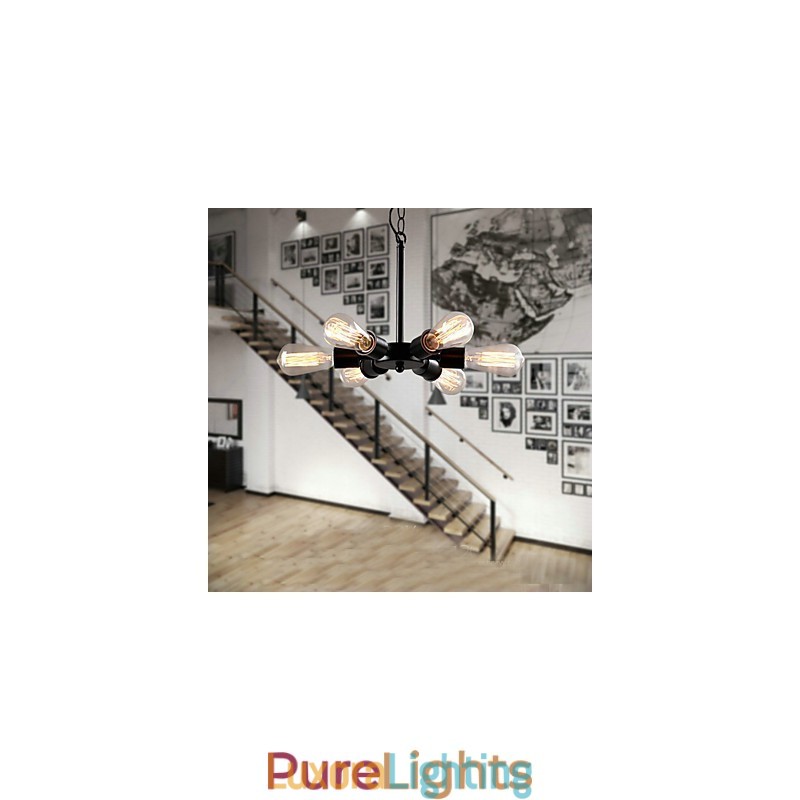 Designer Touch Decorative Edison Retro Light Chandelier