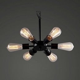 Designer Touch Decorative Edison Retro Light Chandelier
