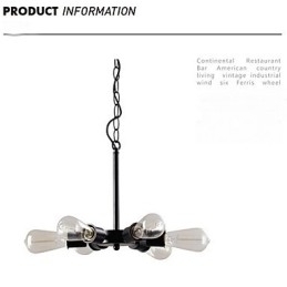Designer Touch Decorative Edison Retro Light Chandelier