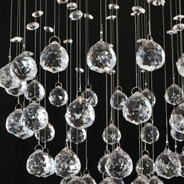 Designer Touch Decorative Traditional Classic Crystal Chrome Metal Flush Mount