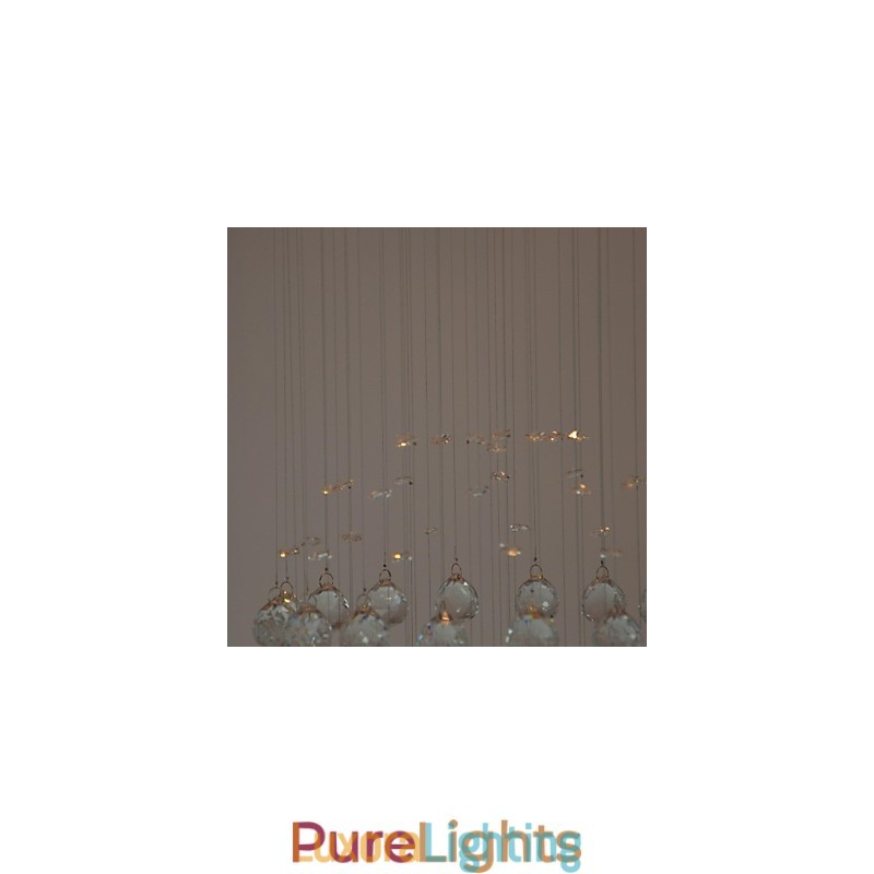 Designer Touch Decorative Traditional Classic Crystal Chrome Metal Flush Mount