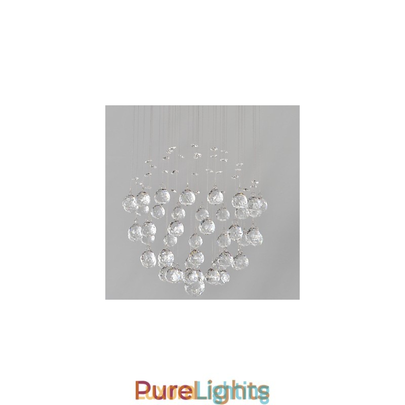 Designer Touch Decorative Traditional Classic Crystal Chrome Metal Flush Mount