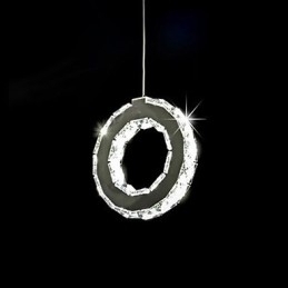 Designer Touch Decorative Modern Contemporary Crystal Metal Pendant Light