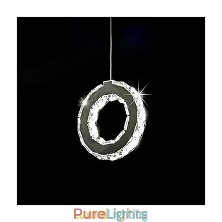 Designer Touch Decorative Modern Contemporary Crystal Metal Pendant Light