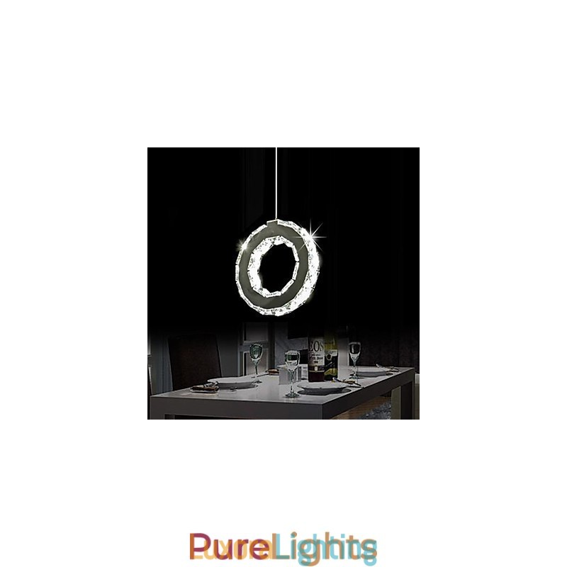 Designer Touch Decorative Modern Contemporary Crystal Metal Pendant Light