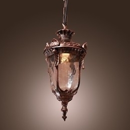 Designer Touch Decorative Antique Inspired Pendant Light with 1 Light