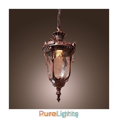 Designer Touch Decorative Antique Inspired Pendant Light with 1 Light