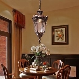 Designer Touch Decorative Antique Inspired Pendant Light with 1 Light