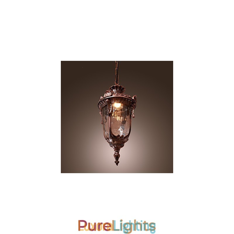 Designer Touch Decorative Antique Inspired Pendant Light with 1 Light