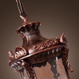 Designer Touch Decorative Antique Inspired Pendant Light with 1 Light