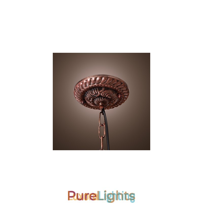 Designer Touch Decorative Antique Inspired Pendant Light with 1 Light