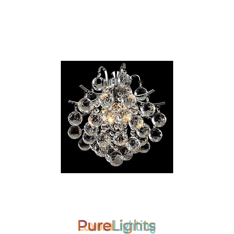 Designer Touch Decorative Modern Contemporary Crystal Chrome Chandelier Pendant Light