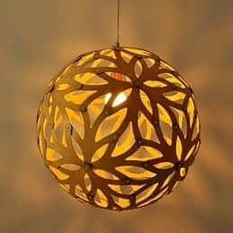 Designer Touch Decorative Retro Country Wood Bamboo Pendant Light