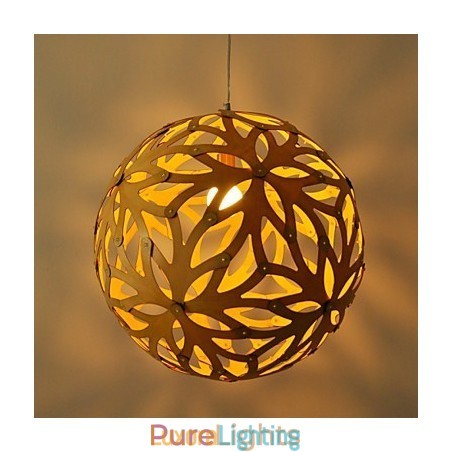 Designer Touch Decorative Retro Country Wood Bamboo Pendant Light