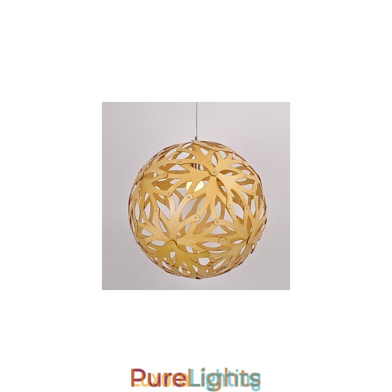 Designer Touch Decorative Retro Country Wood Bamboo Pendant Light