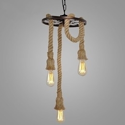 Designer Touch Decorative Retro Mini Style Electroplated Metal Pendant Light