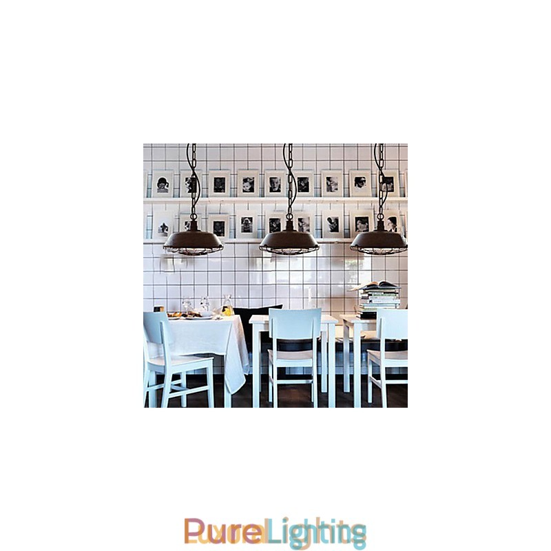 Designer Touch Decorative Wrought Iron Country Restoring Ancient Ways Single Head Droplight Lamp Light