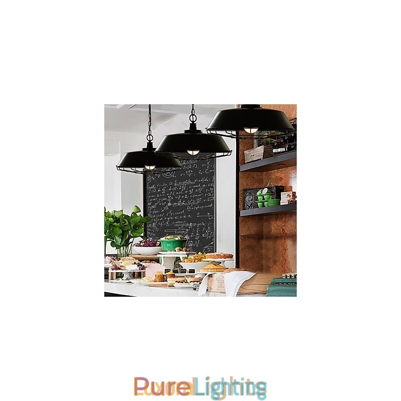 Designer Touch Decorative Wrought Iron Country Restoring Ancient Ways Single Head Droplight Lamp Light