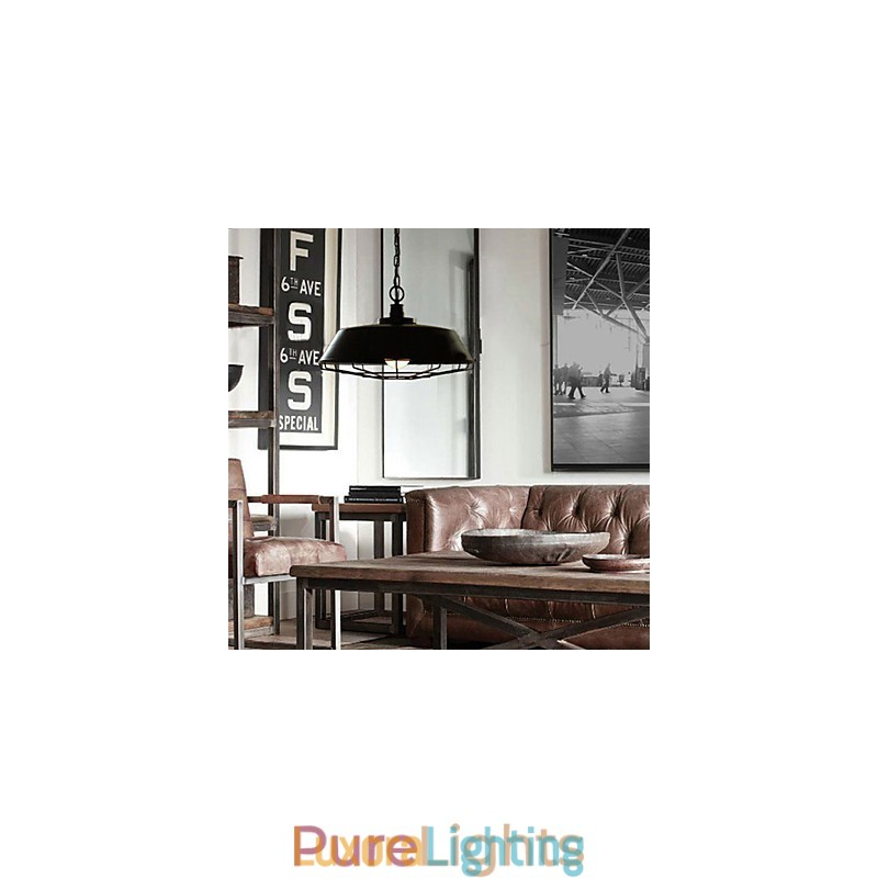 Designer Touch Decorative Wrought Iron Country Restoring Ancient Ways Single Head Droplight Lamp Light