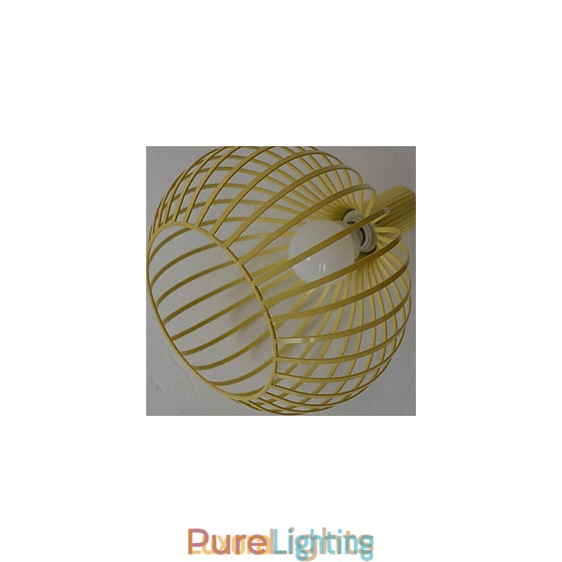 Designer Touch Decorative American Retro Contracted Wrought Iron Birdcage Chandelier Lamp Light