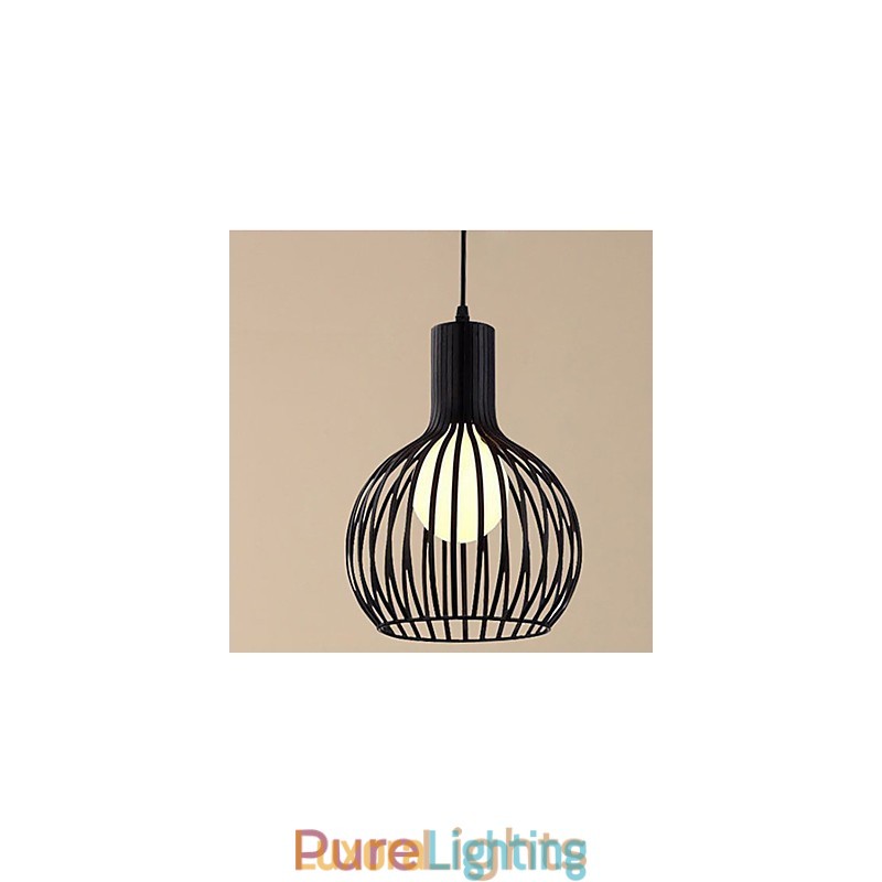 Designer Touch Decorative American Retro Contracted Wrought Iron Birdcage Chandelier Lamp Light