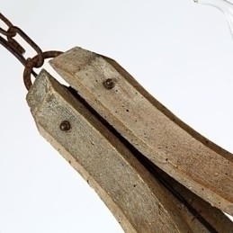 Designer Touch Decorative Vintage Mini Style Painting Wood Bamboo Chandelier