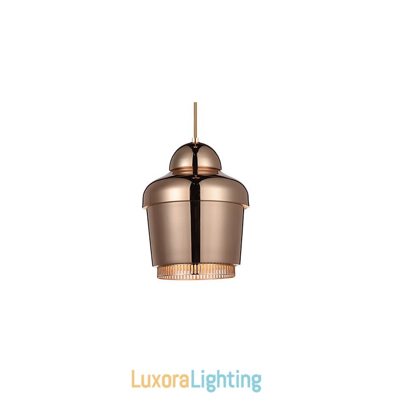 Designer Touch Decorative Pendant Lamp 1 Light Modern Simplicity Golden Chrome Black White Carbon Steel Metal Chandelier