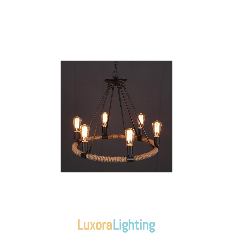 Designer Touch Decorative Country Mini Style Painting Metal Pendant Light