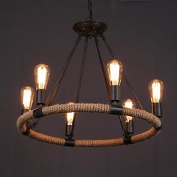 Designer Touch Decorative Country Mini Style Painting Metal Pendant Light