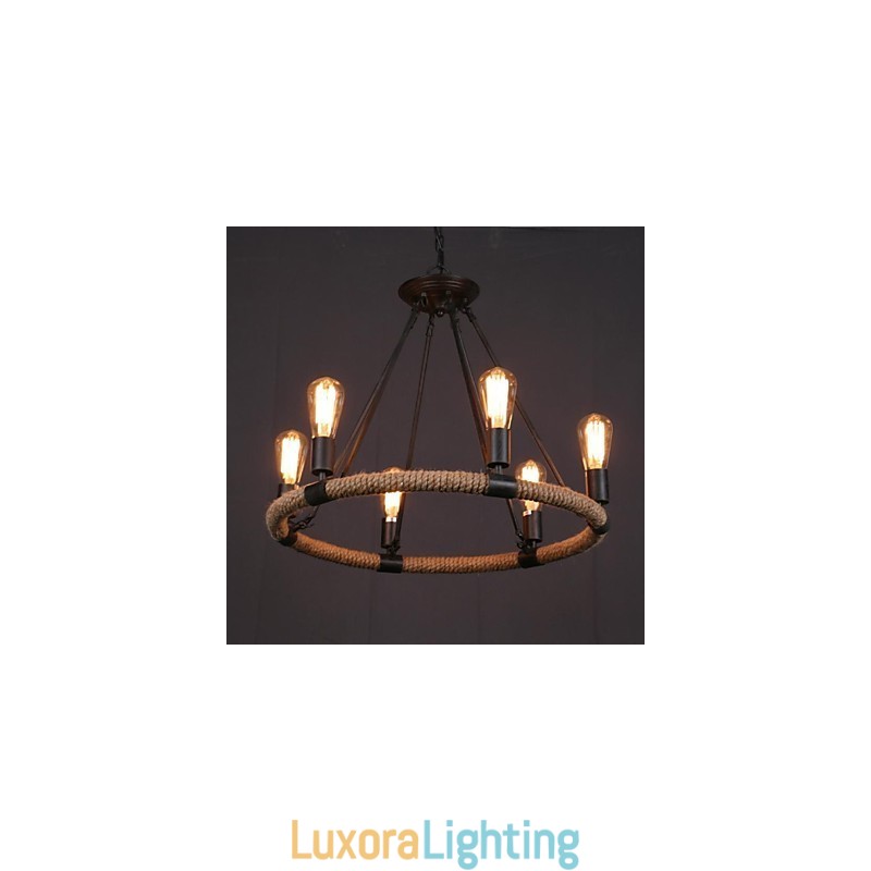 Designer Touch Decorative Country Mini Style Painting Metal Pendant Light