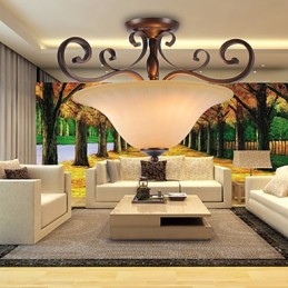 Designer Touch Decorative 5 Vintage Mini Style Painting Metal Pendant Light