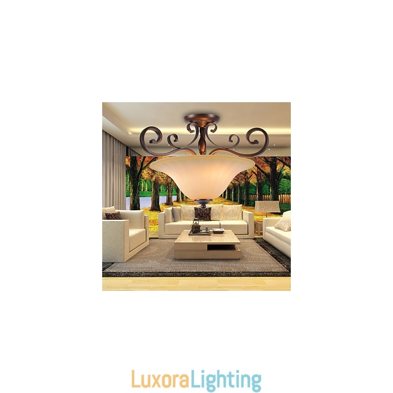 Designer Touch Decorative 5 Vintage Mini Style Painting Metal Pendant Light