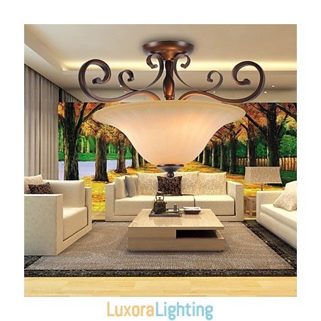 Designer Touch Decorative 5 Vintage Mini Style Painting Metal Pendant Light