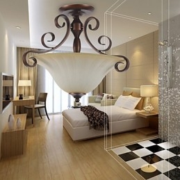 Designer Touch Decorative 5 Vintage Mini Style Painting Metal Pendant Light