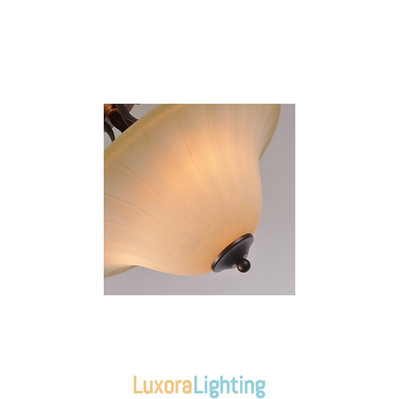 Designer Touch Decorative 5 Vintage Mini Style Painting Metal Pendant Light