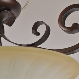 Designer Touch Decorative 5 Vintage Mini Style Painting Metal Pendant Light