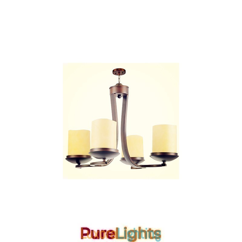 Designer Touch Decorative Traditional Classic Retro Mini Style Painting Metal Chandelier