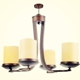 Designer Touch Decorative Traditional Classic Retro Mini Style Painting Metal Chandelier