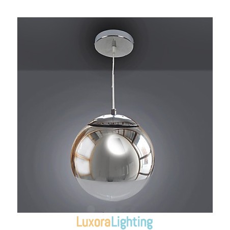 Designer Touch Decorative Modern Contemporary Globe Mini Style Electroplated Pendant Light