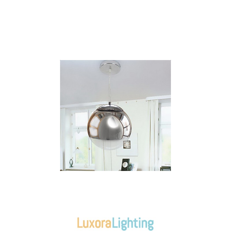 Designer Touch Decorative Modern Contemporary Globe Mini Style Electroplated Pendant Light