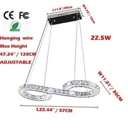 Designer Touch Decorative Model Pendant Light Modern Crystal Lamps Lighting Luxurious Ceiling Light Fixtures